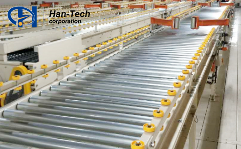 Power roller conveyor